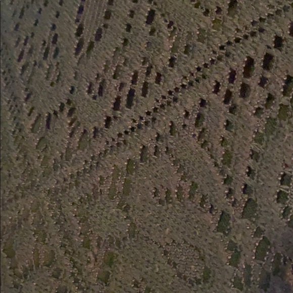 Xhilaration dark green lace flutter sleeve dress S​ - Picture 9 of 13